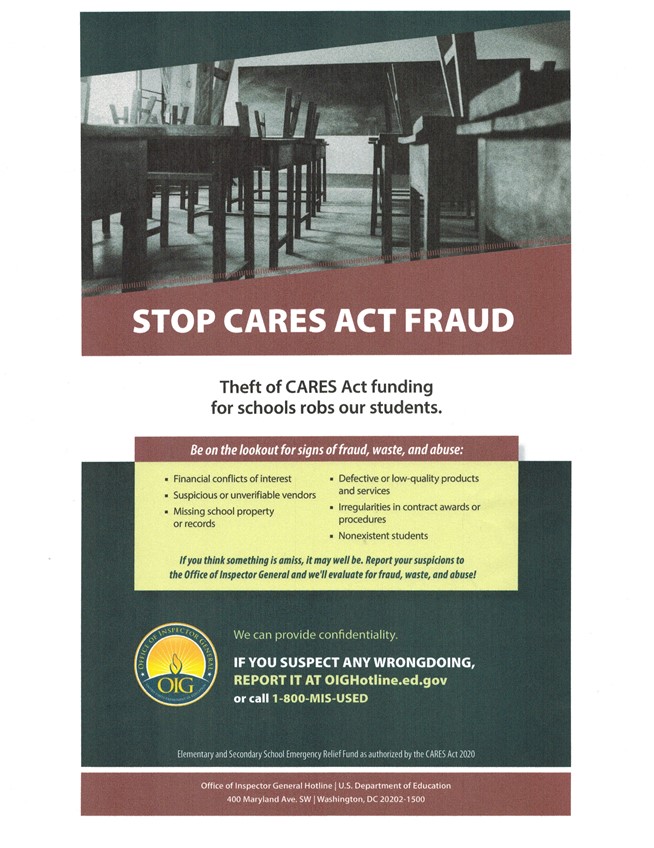 Stop Cares Act Fraud