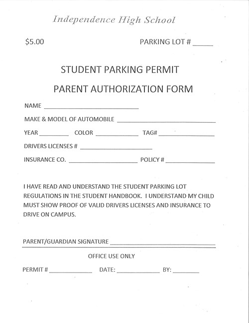 Parking Permit Application